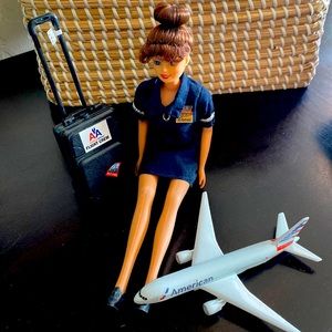 American Airlines Barbie style doll